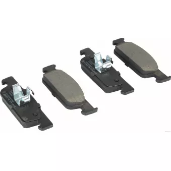 Jeu de 4 plaquettes de frein avant HERTH+BUSS JAKOPARTS
