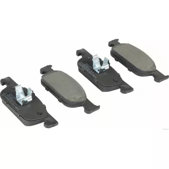 Jeu de 4 plaquettes de frein avant HERTH+BUSS JAKOPARTS