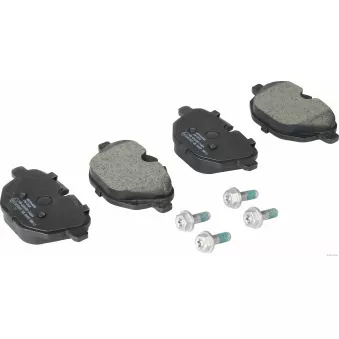 Jeu de 4 plaquettes de frein avant HERTH+BUSS JAKOPARTS