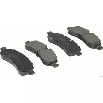 Jeu de 4 plaquettes de frein avant HERTH+BUSS JAKOPARTS