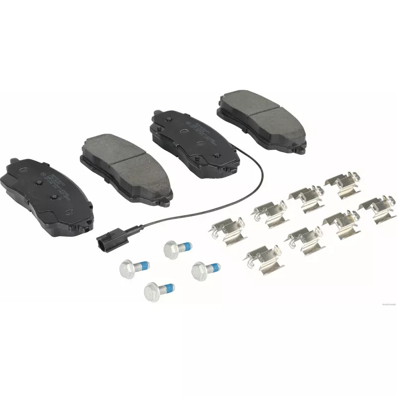 Jeu de 4 plaquettes de frein avant HERTH+BUSS JAKOPARTS J3612064