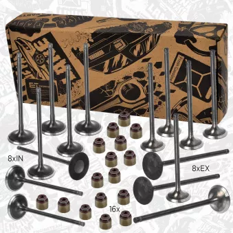 Kit de soupapes, soupapes d?admission/d?échappement ET ENGINETEAM VS0038