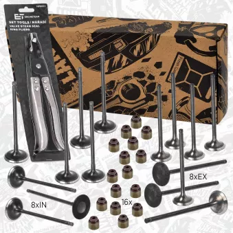 Kit de soupapes, soupapes d?admission/d?échappement ET ENGINETEAM VS0038VR1