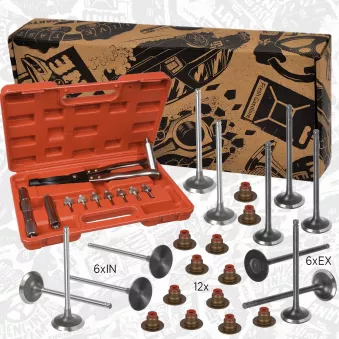 Kit de soupapes, soupapes d?admission/d?échappement ET ENGINETEAM VS0043VR2