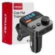 Émetteur FM voiture 1×USB-A 1×USB-C 12V 24V - AMIO 04647 - Visuel 1