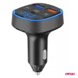 Émetteur FM voiture 2×USB-A 12V 24V - AMIO 04648 - Visuel 2