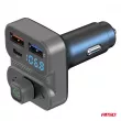 Émetteur FM voiture 2×USB-A 1×USB 12V 24V - AMIO 04649 - Visuel 1