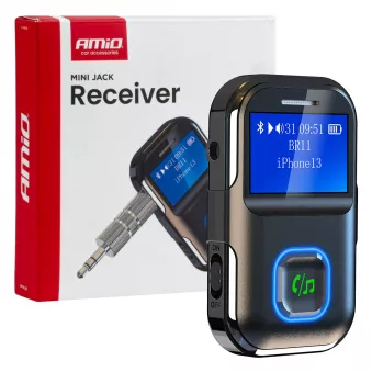 Récepteur Bluetooth avec mini jack LCD - AMIO 04659