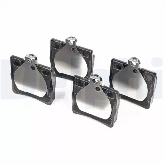 Jeu de 4 plaquettes de frein arrière DELPHI LP1403