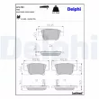 Jeu de 4 plaquettes de frein arrière DELPHI LP1785 - Visuel 3