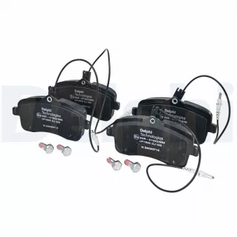 Jeu de 4 plaquettes de frein avant DELPHI LP1890