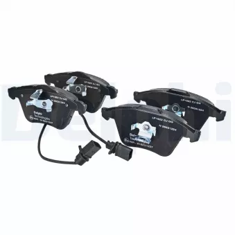 Jeu de 4 plaquettes de frein avant DELPHI LP1922