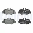 Jeu de 4 plaquettes de frein arrière DELPHI LP1939 - Visuel 2