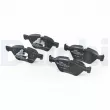 Jeu de 4 plaquettes de frein avant DELPHI LP1956 - Visuel 3