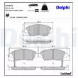 Jeu de 4 plaquettes de frein avant DELPHI LP2194 - Visuel 3