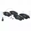 Jeu de 4 plaquettes de frein avant DELPHI LP2240 - Visuel 1