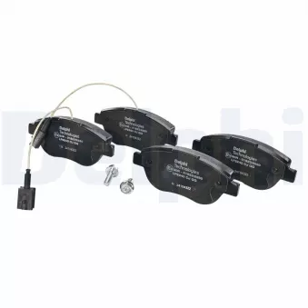 Jeu de 4 plaquettes de frein avant DELPHI LP2240