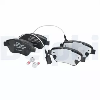 Jeu de 4 plaquettes de frein avant DELPHI LP2276