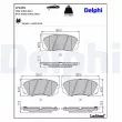 Jeu de 4 plaquettes de frein avant DELPHI LP2294 - Visuel 3