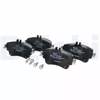 Jeu de 4 plaquettes de frein avant DELPHI LP2442
