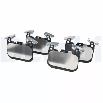 Jeu de 4 plaquettes de frein avant DELPHI LP2449