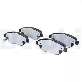 Jeu de 4 plaquettes de frein avant DELPHI LP2476