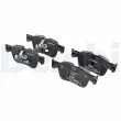 Jeu de 4 plaquettes de frein avant DELPHI LP2690 - Visuel 1