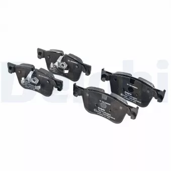 Jeu de 4 plaquettes de frein avant DELPHI LP2690