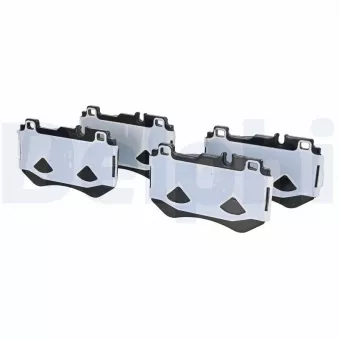 Jeu de 4 plaquettes de frein avant DELPHI LP3137