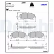 Jeu de 4 plaquettes de frein avant DELPHI LP3183 - Visuel 3
