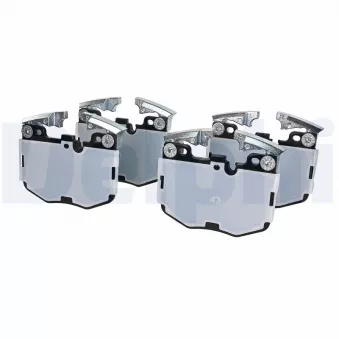 Jeu de 4 plaquettes de frein avant DELPHI LP3235