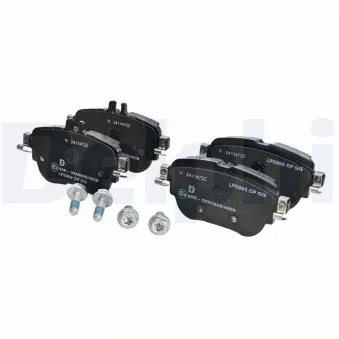 Jeu de 4 plaquettes de frein arrière DELPHI LP3262