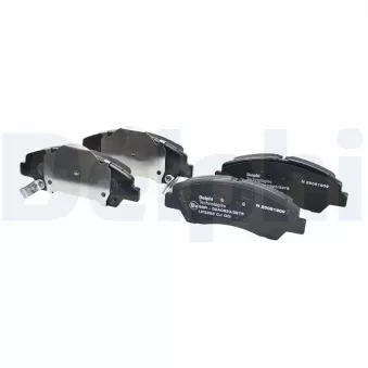 Jeu de 4 plaquettes de frein avant DELPHI LP3265