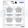 Jeu de 4 plaquettes de frein arrière DELPHI LP3277 - Visuel 3