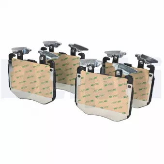 Jeu de 4 plaquettes de frein avant DELPHI LP3304