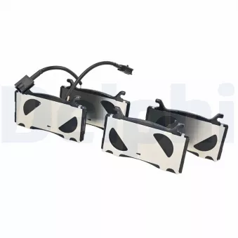 Jeu de 4 plaquettes de frein avant DELPHI