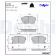 Jeu de 4 plaquettes de frein avant DELPHI LP3482 - Visuel 3