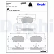 Jeu de 4 plaquettes de frein avant DELPHI LP3487 - Visuel 3
