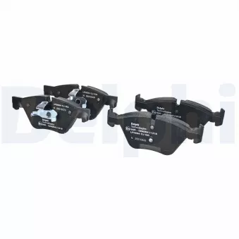 Jeu de 4 plaquettes de frein avant DELPHI LP3534