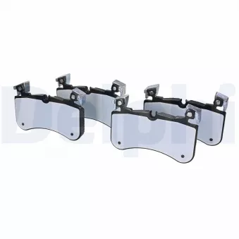 Jeu de 4 plaquettes de frein avant DELPHI LP3540
