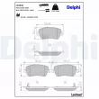 Jeu de 4 plaquettes de frein avant DELPHI LP3550 - Visuel 3