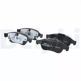 Jeu de 4 plaquettes de frein avant DELPHI LP3588