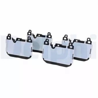 Jeu de 4 plaquettes de frein avant DELPHI LP3597