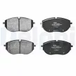 Jeu de 4 plaquettes de frein avant DELPHI LP3652 - Visuel 2