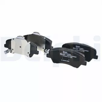 Jeu de 4 plaquettes de frein avant DELPHI