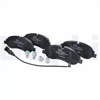 Jeu de 4 plaquettes de frein avant DELPHI LP3682