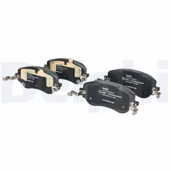 Jeu de 4 plaquettes de frein avant DELPHI LP3709