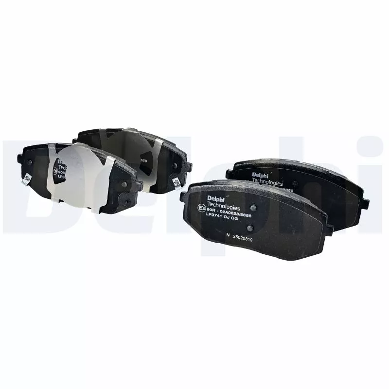 Jeu de 4 plaquettes de frein avant DELPHI LP3741