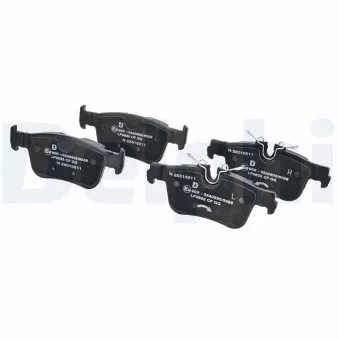 Jeu de 4 plaquettes de frein arrière DELPHI LP3833