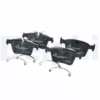 Jeu de 4 plaquettes de frein arrière DELPHI LP3838